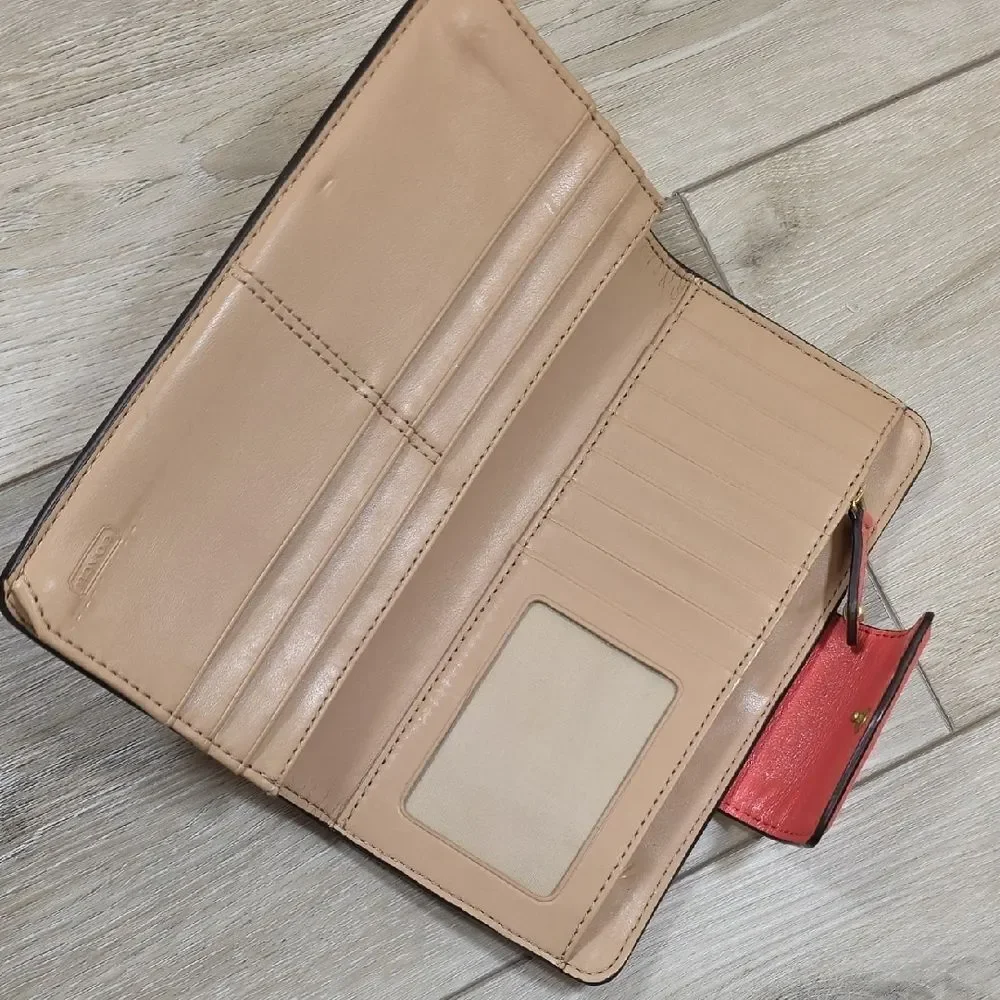 Coach Ashley Dotted Op Art Tote & Matching Wallet
